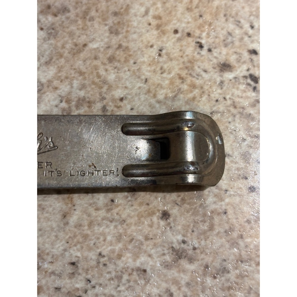 Vintage Stroh's Beer Church Key Bottle Can Opener Vaughan Detroit Michigan 4in - Picture 4 of 9
